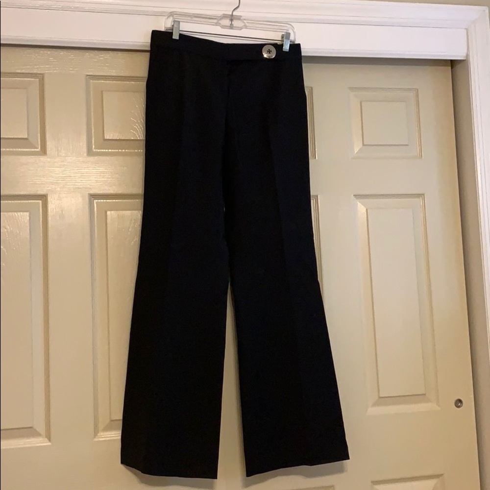 Black wide leg dress pants - Tory Burch